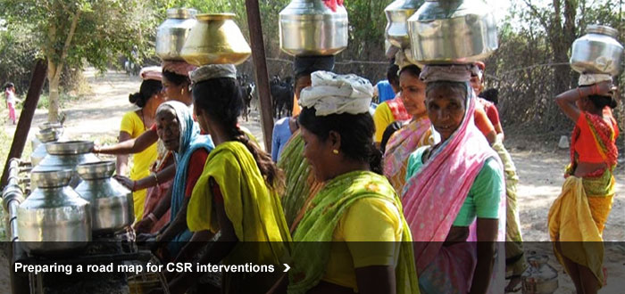 Preparing a road map for CSR interventions